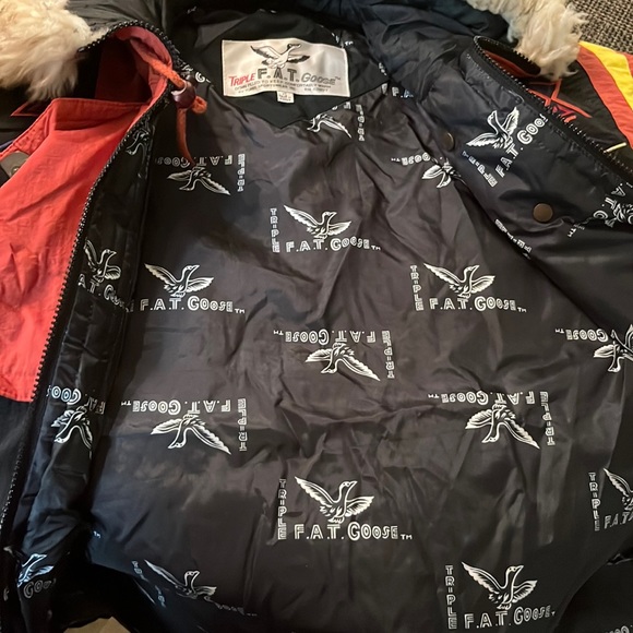 90s Vintage Triple F.A.T. Goose Duck Down Parka - Picture 13 of 16